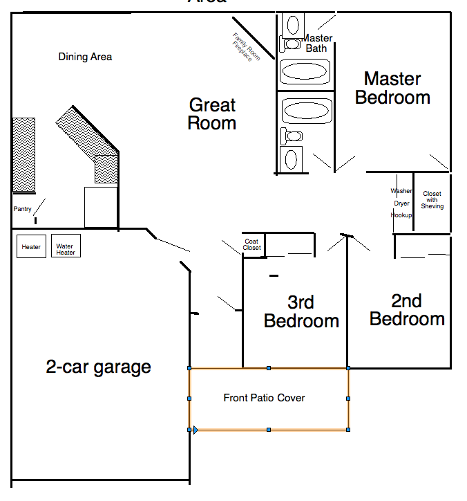 Floor plan of 4249 W 275 N in Cedar City